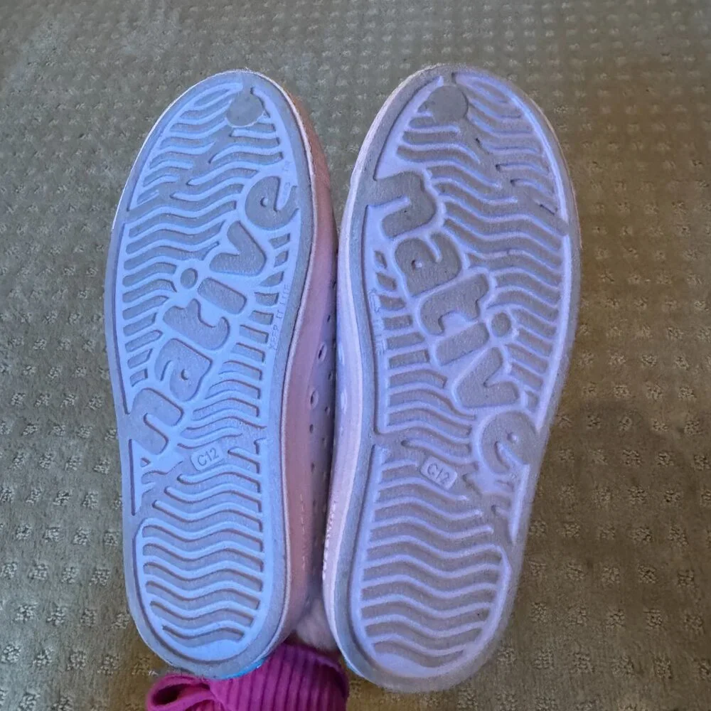 NATIVE Kids Slip Ons Size 12